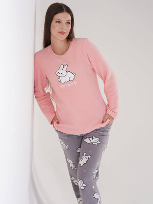 Купить Флисовый теплый домашний костюм VIENETTA 3040390235 в Украина в Lingerie.ua - Одяг для дому та відпочинку, Фото 5