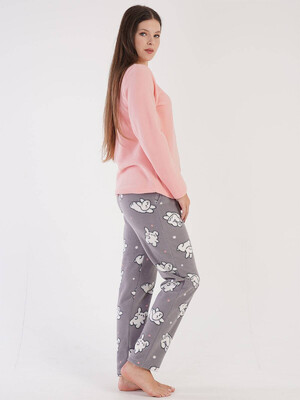 Купить Флисовый теплый домашний костюм VIENETTA 3040390235 в Украина в Lingerie.ua - Одяг для дому та відпочинку, Фото 6