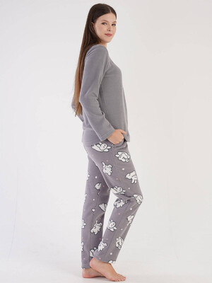 Купить Флисовый теплый домашний костюм VIENETTA 3040390235 в Украина в Lingerie.ua - Одяг для дому та відпочинку, Фото 7