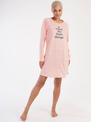 Купить Хлопковая туника с длинным рукавом VIENETTA 3051583414 в Украина в Lingerie.ua - Одяг для дому та відпочинку, Фото 4