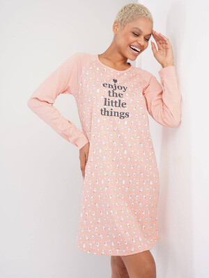 Купить Хлопковая туника с длинным рукавом VIENETTA 3051583414 в Украина в Lingerie.ua - Одяг для дому та відпочинку, Фото 5