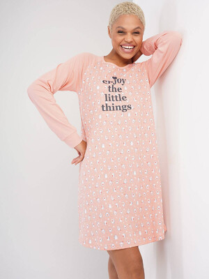 Купить Хлопковая туника с длинным рукавом VIENETTA 3051583414 в Украина в Lingerie.ua - Одяг для дому та відпочинку, Фото 6