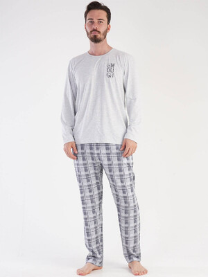 Купить Хлопковая пижама с длинным рукавом VIENETTA MAN 3032971012 в Украина в Lingerie.ua - Одяг для дому та відпочинку, Видео