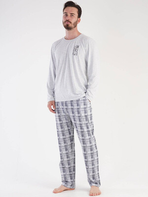 Купить Хлопковая пижама с длинным рукавом VIENETTA MAN 3032971012 в Украина в Lingerie.ua - Одяг для дому та відпочинку, Фото 3