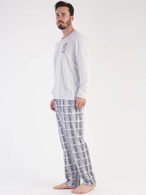 Купить Хлопковая пижама с длинным рукавом VIENETTA MAN 3032971012 в Украина в Lingerie.ua - Одяг для дому та відпочинку, Фото 5