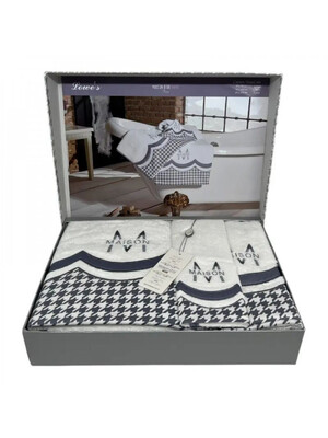 Купить НАБОР МАХРОВЫХ ПОЛОТЕНЕЦ MAISON D`OR Lowes  в Украина в Lingerie.ua - Одяг для дому та відпочинку, Фото 1