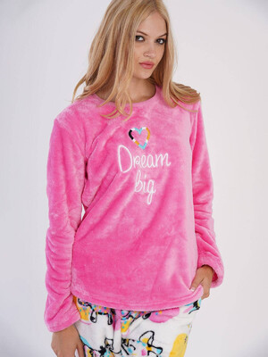 Купить Теплый домашний комплект из велсофта VIENETTA 3030850298 в Украина в Lingerie.ua - Одяг для дому та відпочинку, Фото 2