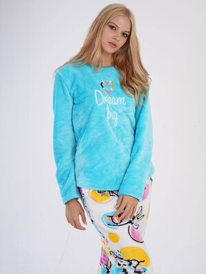 Купить Теплый домашний комплект из велсофта VIENETTA 3030850298 в Украина в Lingerie.ua - Одяг для дому та відпочинку, Фото 5