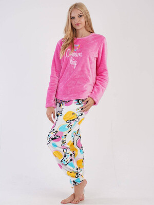 Купить Теплый домашний комплект из велсофта VIENETTA 3030850298 в Украина в Lingerie.ua - Одяг для дому та відпочинку, Фото 7