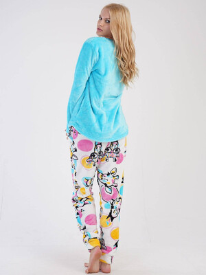 Купить Теплый домашний комплект из велсофта VIENETTA 3030850298 в Украина в Lingerie.ua - Одяг для дому та відпочинку, Фото 8