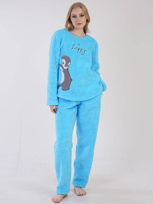 Купить Теплая плюшевая пижама VIENETTA 3060560000 в Украина в Lingerie.ua - Одяг для дому та відпочинку, Видео