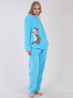 Купить Теплая плюшевая пижама VIENETTA 3060560000 в Украина в Lingerie.ua - Одяг для дому та відпочинку, Фото 7