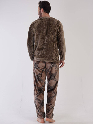 Купить Теплый домашний комплект из велсофта VIENETTA MAN 3040750340 в Украина в Lingerie.ua - Одяг для дому та відпочинку, Фото 2