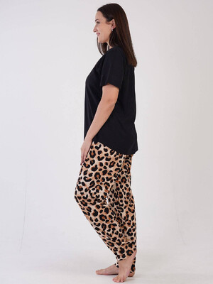 Купить Хлопковая женская пижама с коротким рукавом VIENETTA 3090304962 в Украина в Lingerie.ua - Одяг для дому та відпочинку, Фото 2