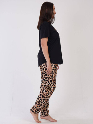 Купить Хлопковая женская пижама с коротким рукавом VIENETTA 3090304962 в Украина в Lingerie.ua - Одяг для дому та відпочинку, Фото 6