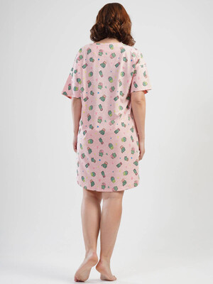 Купить Хлопковая ночная сорочка большого размера VIENETTA 1101775157 в Украина в Lingerie.ua - Одяг для дому та відпочинку, Фото 3