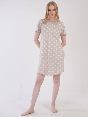 Купить Хлопковая ночная сорочка VIENETTA 1100303253 в Украина в Lingerie.ua - Одяг для дому та відпочинку, Фото 1