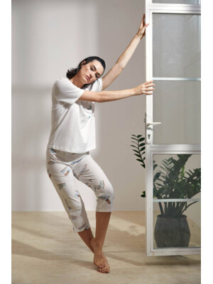 Купить Хлопковый комплект из футболки и капри HAYS 36119 в Украина в Lingerie.ua - Одяг для дому та відпочинку, Фото 2