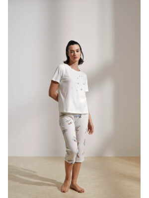 Купить Хлопковый комплект из футболки и капри HAYS 36119 в Украина в Lingerie.ua - Одяг для дому та відпочинку, Фото 5