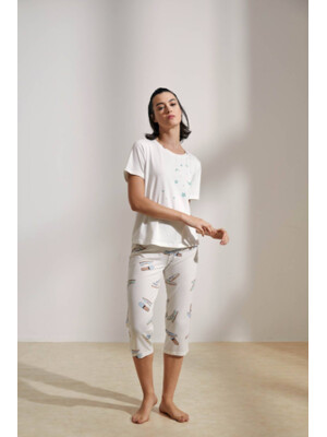 Купить Хлопковый комплект из футболки и капри HAYS 36119 в Украина в Lingerie.ua - Одяг для дому та відпочинку, Фото 6