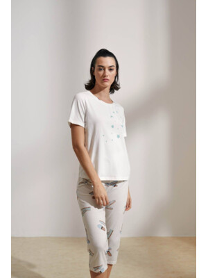 Купить Хлопковый комплект из футболки и капри HAYS 36119 в Украина в Lingerie.ua - Одяг для дому та відпочинку, Фото 7