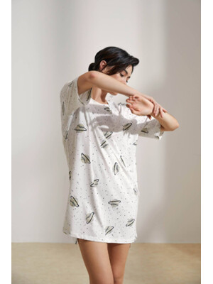 Купить Хлопковая туника с коротким рукавом HAYS 36185 в Украина в Lingerie.ua - Одяг для дому та відпочинку, Фото 13