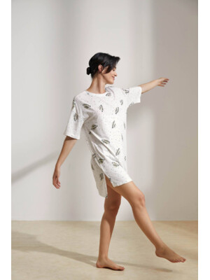 Купить Хлопковая туника с коротким рукавом HAYS 36185 в Украина в Lingerie.ua - Одяг для дому та відпочинку, Фото 10