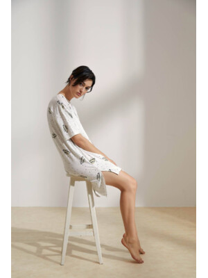 Купить Хлопковая туника с коротким рукавом HAYS 36185 в Украина в Lingerie.ua - Одяг для дому та відпочинку, Фото 9