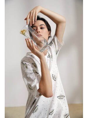 Купить Хлопковая туника с коротким рукавом HAYS 36185 в Украина в Lingerie.ua - Одяг для дому та відпочинку, Фото 8