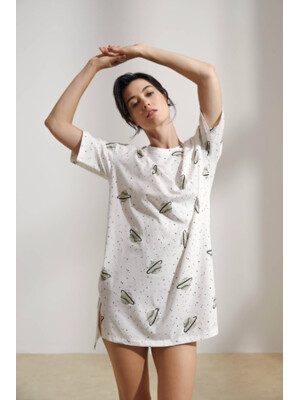 Купить Хлопковая туника с коротким рукавом HAYS 36185 в Украина в Lingerie.ua - Одяг для дому та відпочинку, Фото 7