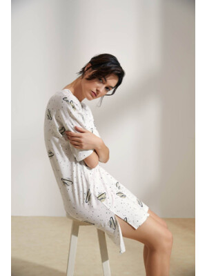 Купить Хлопковая туника с коротким рукавом HAYS 36185 в Украина в Lingerie.ua - Одяг для дому та відпочинку, Фото 14