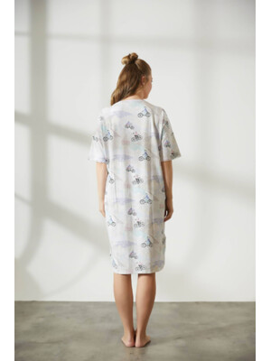 Купить Хлопковая туника большого размера с коротким рукавом HAYS 36225 в Украина в Lingerie.ua - Одяг для дому та відпочинку, Фото 11