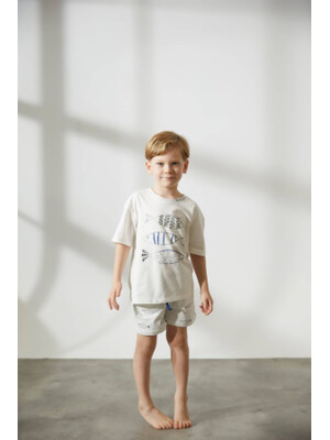 Хлопковый детский комплект из футболки и шорт HAYS 36258 