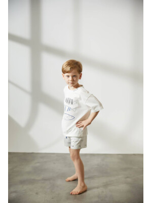 Купить Хлопковый детский комплект из футболки и шорт HAYS 36258  в Украина в Lingerie.ua - Одяг для дому та відпочинку, Фото 5