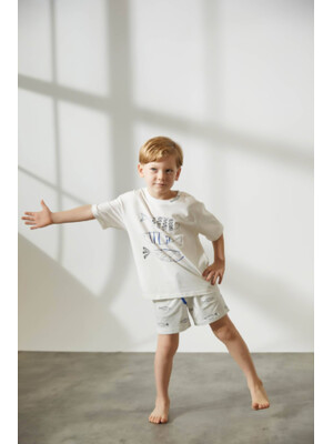 Купить Хлопковый детский комплект из футболки и шорт HAYS 36258  в Украина в Lingerie.ua - Одяг для дому та відпочинку, Фото 8