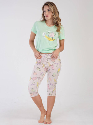 Купить Хлопковый комплект с капри VIENETTA 3100518026 в Украина в Lingerie.ua - Одяг для дому та відпочинку, Фото 6