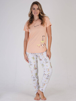 Купить Хлопковый комплект с брюками VIENETTA 3100106172 в Украина в Lingerie.ua - Одяг для дому та відпочинку, Фото 8