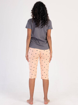 Купить Хлопковый комплект с капри VIENETTA 3100661929 в Украина в Lingerie.ua - Одяг для дому та відпочинку, Фото 4