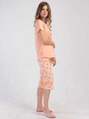 Купить Хлопковый комплект с капри VIENETTA 3100661929 в Украина в Lingerie.ua - Одяг для дому та відпочинку, Фото 6