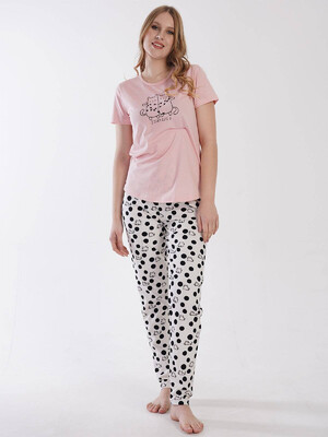 Купить Хлопковый комплект с брюками VIENETTA 3110336078 в Украина в Lingerie.ua - Одяг для дому та відпочинку, Фото 3
