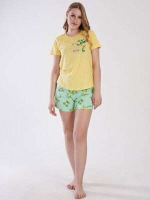 Купить Хлопковый комплект из футболки и шорт VIENETTA 3101227542 в Украина в Lingerie.ua - Одяг для дому та відпочинку, Фото 2