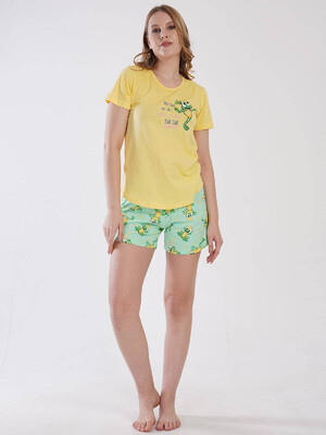 Купить Хлопковый комплект из футболки и шорт VIENETTA 3101227542 в Украина в Lingerie.ua - Одяг для дому та відпочинку, Фото 10