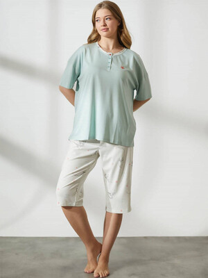 Купить Хлопковый комплект из футболки и капри HAYS 36292 в Украина в Lingerie.ua - Одяг для дому та відпочинку, Фото 3