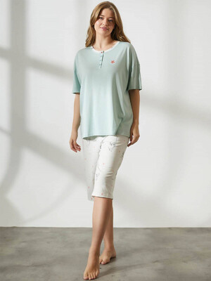 Купить Хлопковый комплект из футболки и капри HAYS 36292 в Украина в Lingerie.ua - Одяг для дому та відпочинку, Фото 6