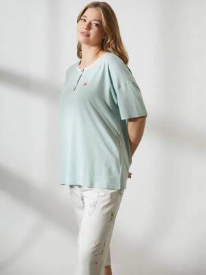 Купить Хлопковый комплект из футболки и капри HAYS 36292 в Украина в Lingerie.ua - Одяг для дому та відпочинку, Фото 7