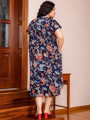 Купить Халат на пуговицах с коротким рукавом COCOON J4-4155 в Украина в Lingerie.ua - Одяг для дому та відпочинку, Фото 4