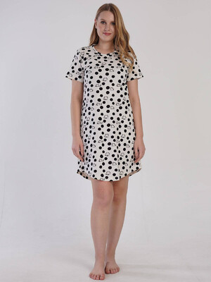 Купить Хлопковая туника с коротким рукавом VIENETTA 3110386078 в Украина в Lingerie.ua - Одяг для дому та відпочинку, Фото 2