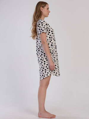 Купить Хлопковая туника с коротким рукавом VIENETTA 3110386078 в Украина в Lingerie.ua - Одяг для дому та відпочинку, Фото 4