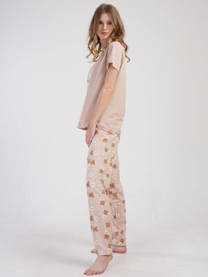 Купить Хлопковый домашний комплект с брюками VIENETTA 3101106774 в Украина в Lingerie.ua - Одяг для дому та відпочинку, Фото 2