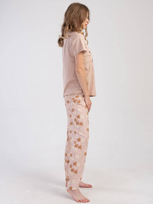 Купить Хлопковый домашний комплект с брюками VIENETTA 3101106774 в Украина в Lingerie.ua - Одяг для дому та відпочинку, Фото 4